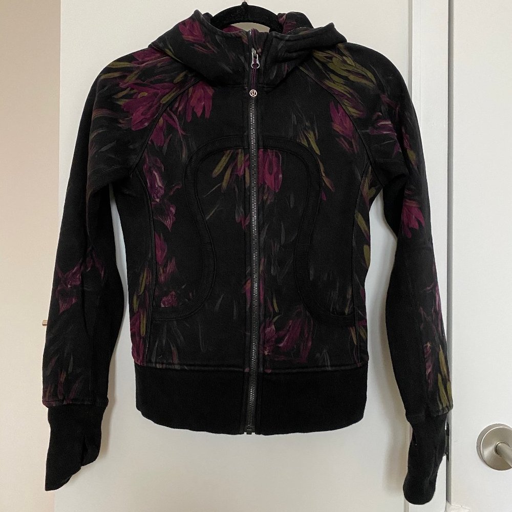 Original Lululemon Scuba Hoodie w/Floral Print